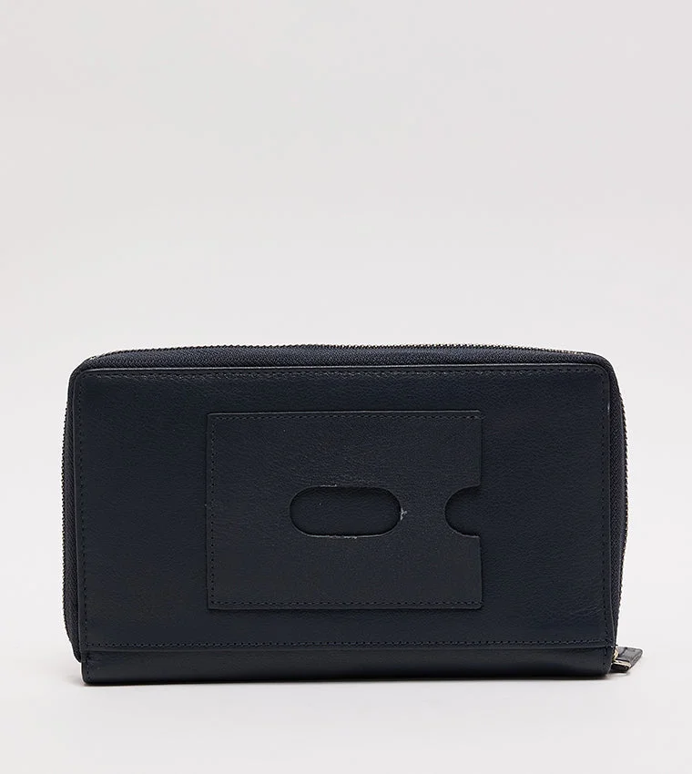 STEVE MADDEN Steve madden classic unisex navy blue wallet men's wallets